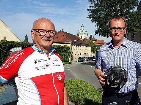 Interview zur Radwegesituation in Weingarten